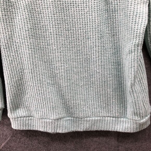 Sal & Pimenta Mint Jumper Girls 4T Collared Sweater Waffle Knit Ruffle - Picture 4 of 9